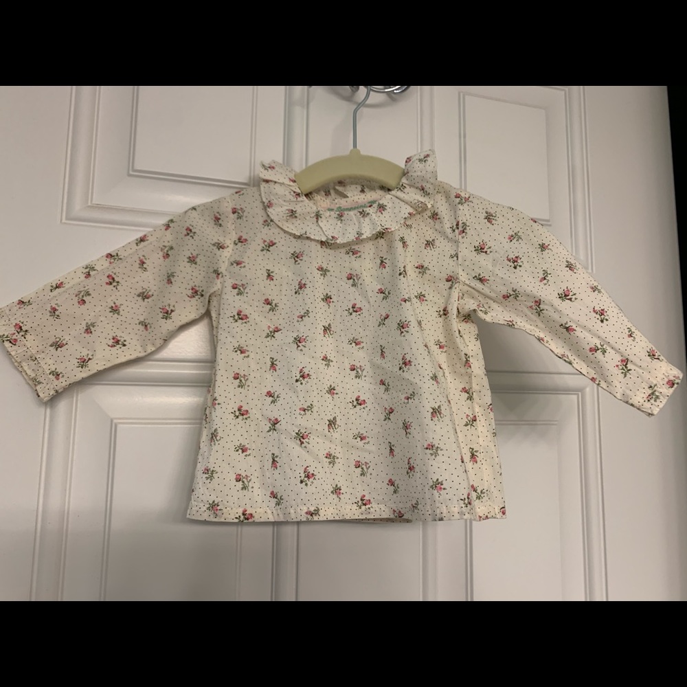 ✔️SOLD✔️Bonpoint floral blouse NWT